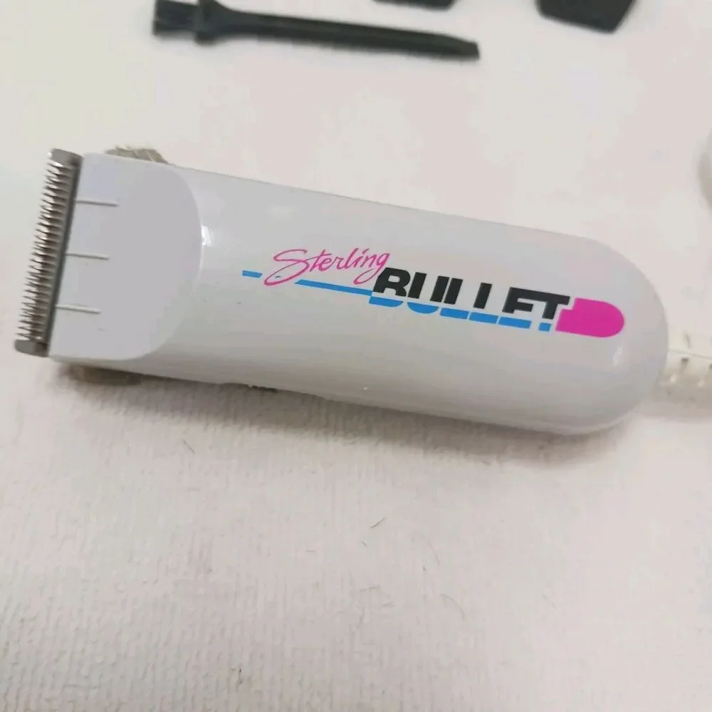 Wahl‎ Sterling Bullet Hair Trimmer 4 Attachments Cleaning Brush works EXCELLENT!